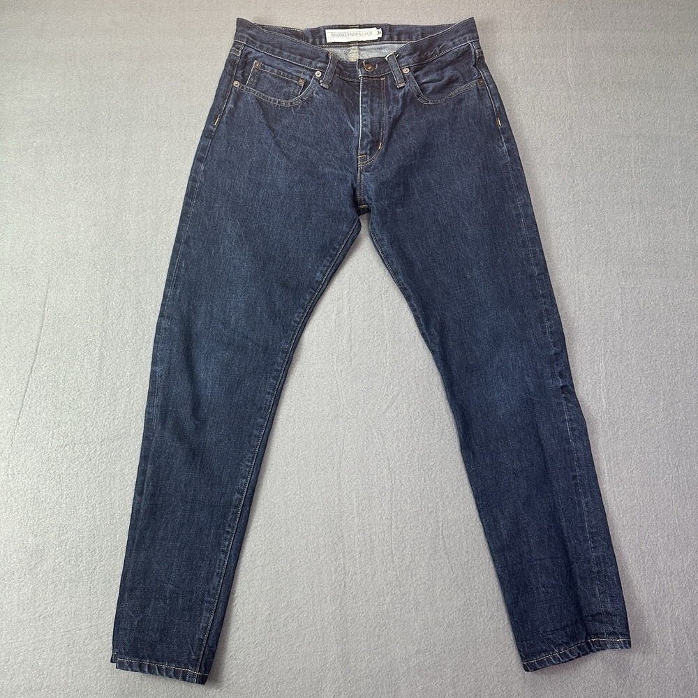 Brooklyn Denim Co Selvedge Jeans Mens‎ Fit 31x29 Straight Fit Blue